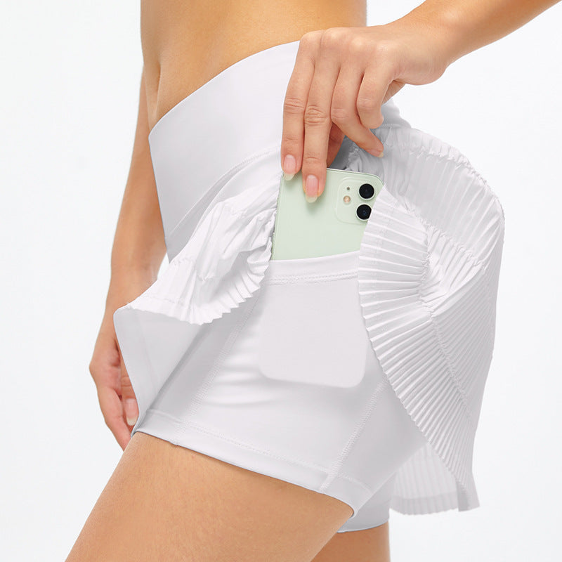 Outdoor Running Fitness Yoga Short Skirt Fake Two