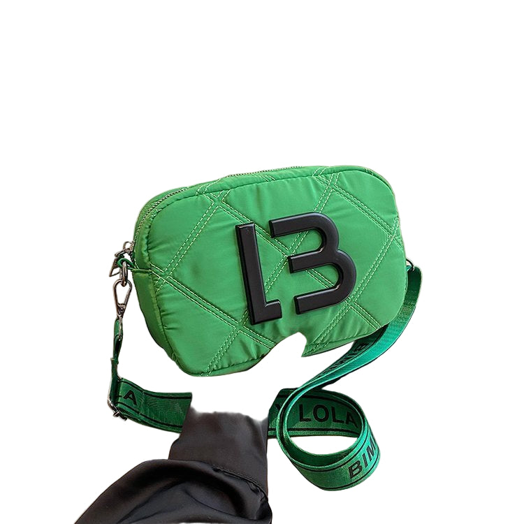 Solid Color Small Square Bags Women Fashion Underarm Bag Rhombic Sewing Shoulder Messenger Bags