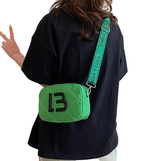 Solid Color Small Square Bags Women Fashion Underarm Bag Rhombic Sewing Shoulder Messenger Bags